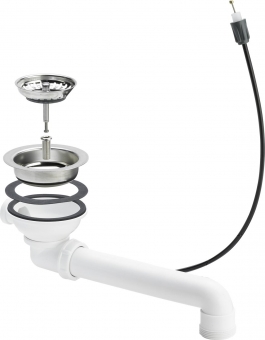 Ištekėjimo antgalis Viega plautuvei 